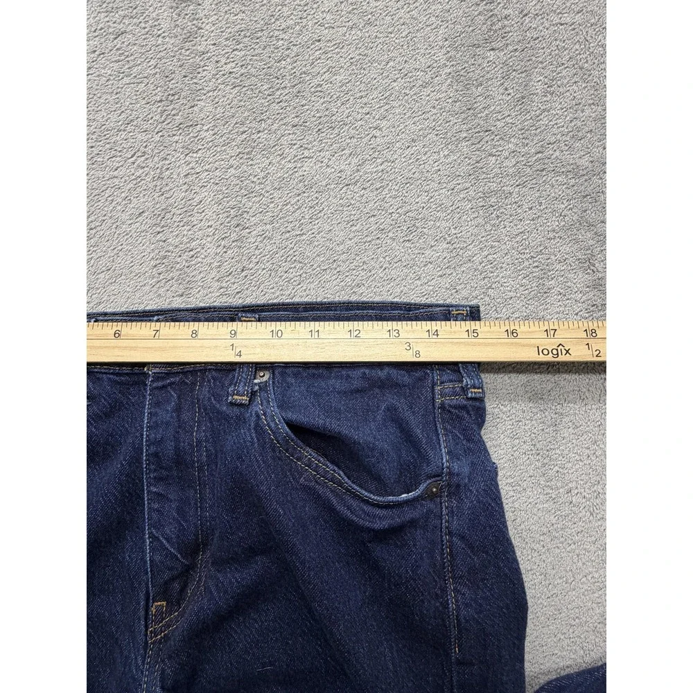 Levi's 505 Jeans Mens Measured 31x28 Denim Straight Leg‎ Regular Fit 00505-3037